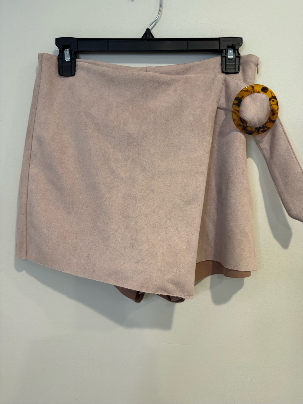 Zara Asymmetrical Wrap Skort Women's Tailored Mini Skirt Shorts Modern Chic Sz S